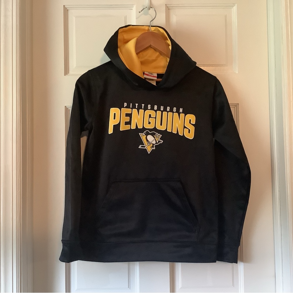Youth Pittsburgh Penguins hockey hoodie euc